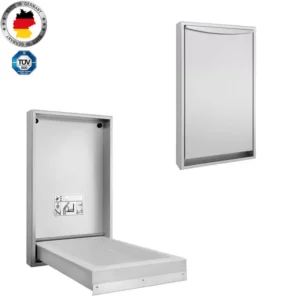 nowato Toilette KUBUS - Wickeltisch ferrol - vertikal-offen-und-geschlossen