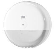 nowato - Toilettenpapierspender SmartOne von Tork, weiss, für öffentliche Trockentoilette KAZUBA