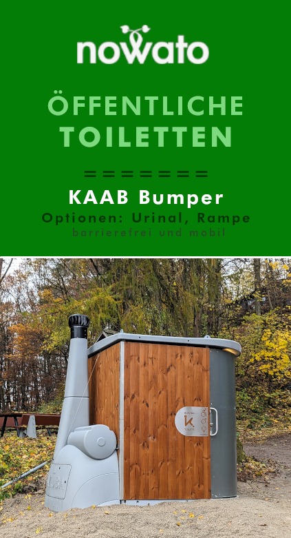 TEASER - nowato öffentliche Trockentoiletten - BUMPER - bedingt barrierefrei, mobil