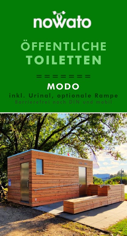 TEASER - nowato öffentliche Trockentoiletten - MODO - barrierefrei DIN, mobil