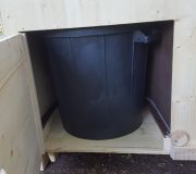 nowato Komposttoilette Modell 'Heide' · 80-L Behälter