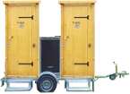Skizze nowato Toilettenanhänger - 2 Toiletten - Toilettenanhänger zum Mieten - nowato
