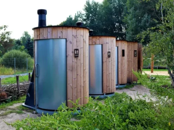 Trockentoilette KAZBUA KL2, runde Kabine