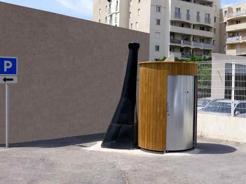 Trockentoilette Kazuba KL2 Standard - abwasserlose Toilette, wasserlose Toilette, ohne Kanalisation