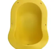 Wasserloses Urinal TiPi - für Männer - gelb - Seitenansicht