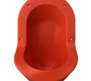 Wasserloses Urinal TiPi - für Männer - orange - Frontansicht