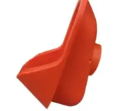 Wasserloses Urinal TiPi - für Männer - orange - Seitenansicht